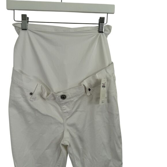 Abercrombie & Fitch Jean Legging White Maternity Jeans Capsole NWT Womens 27/4 - Picture 3 of 9